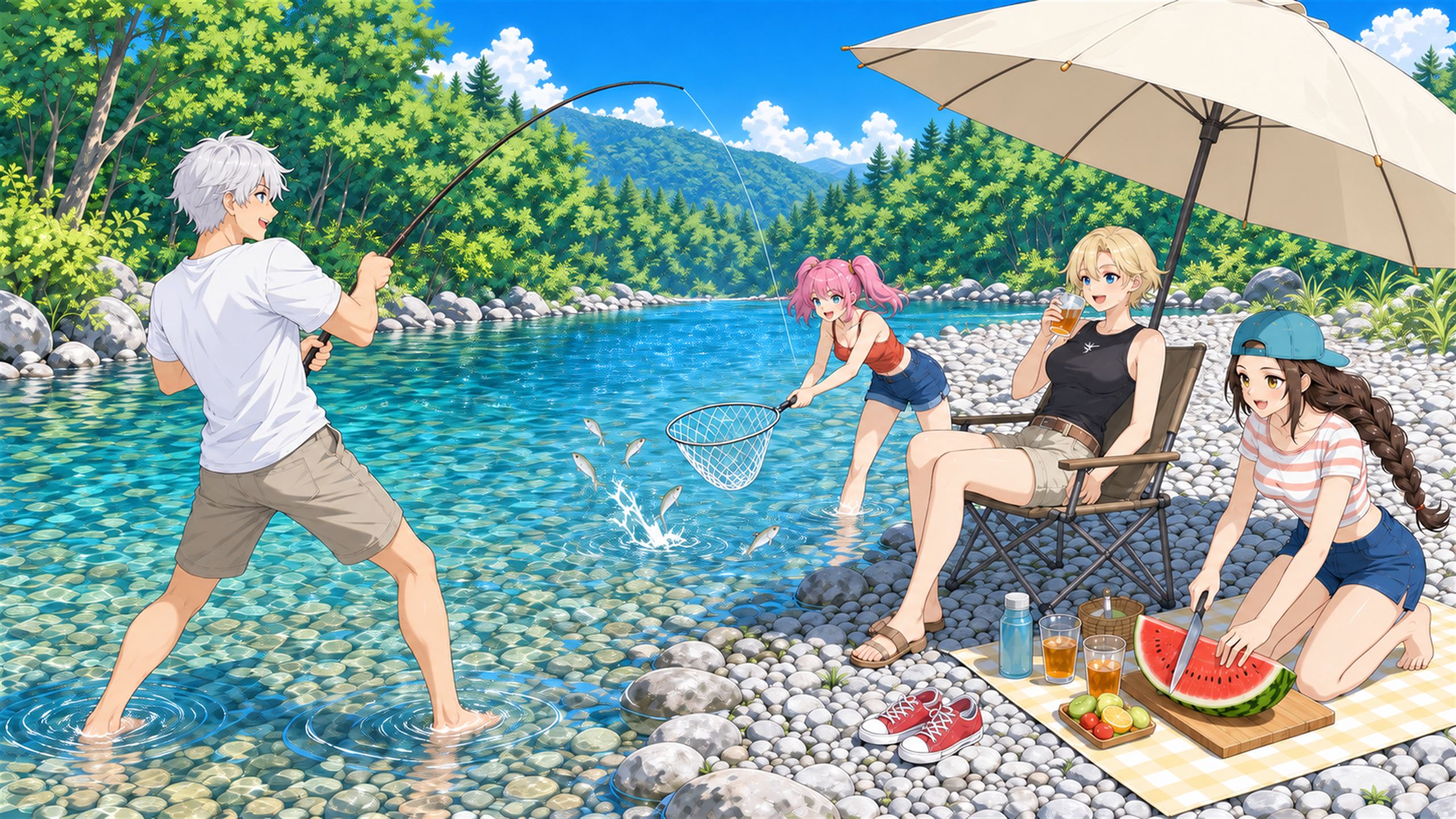 Fishing Online illustration