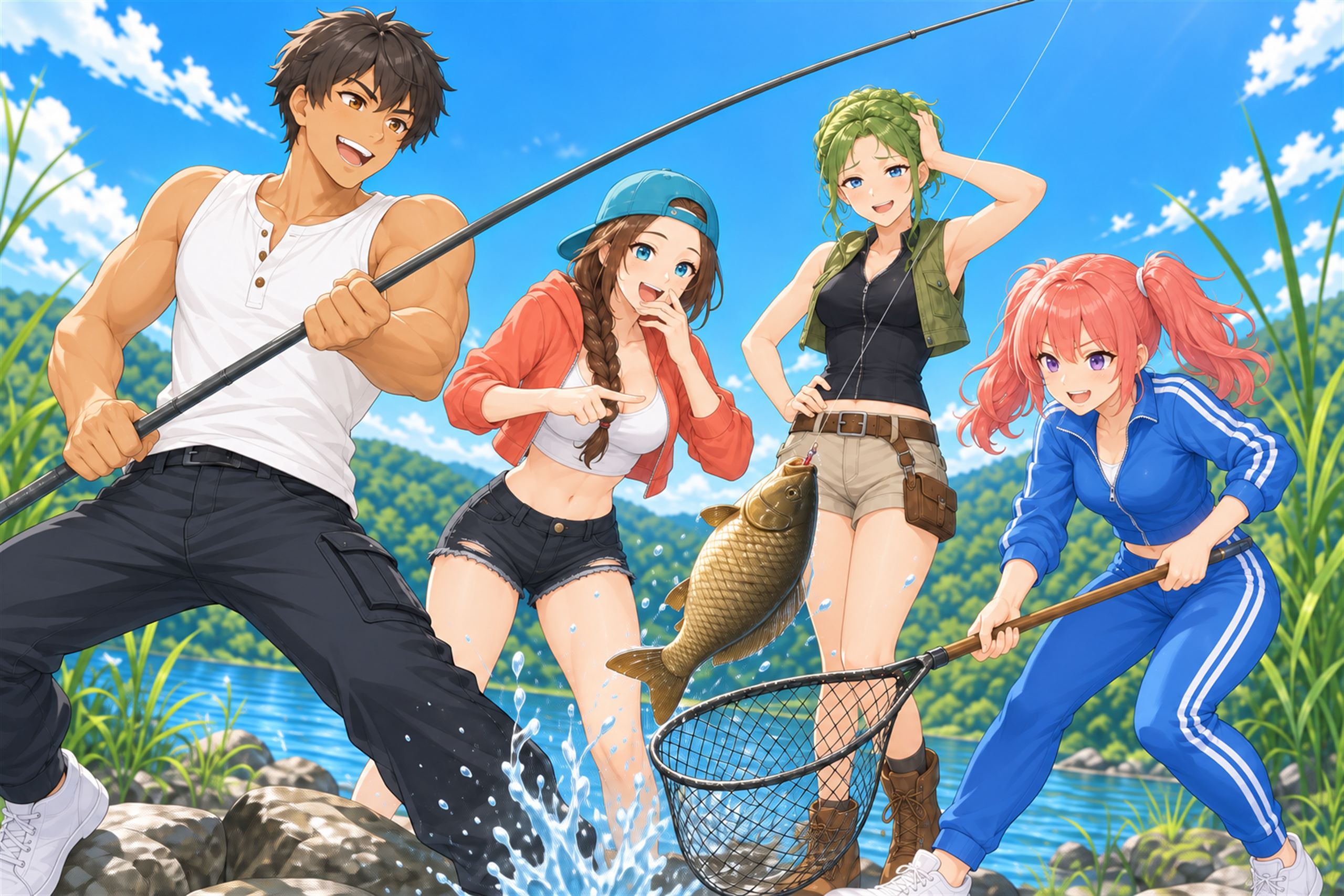Fishing Online illustration