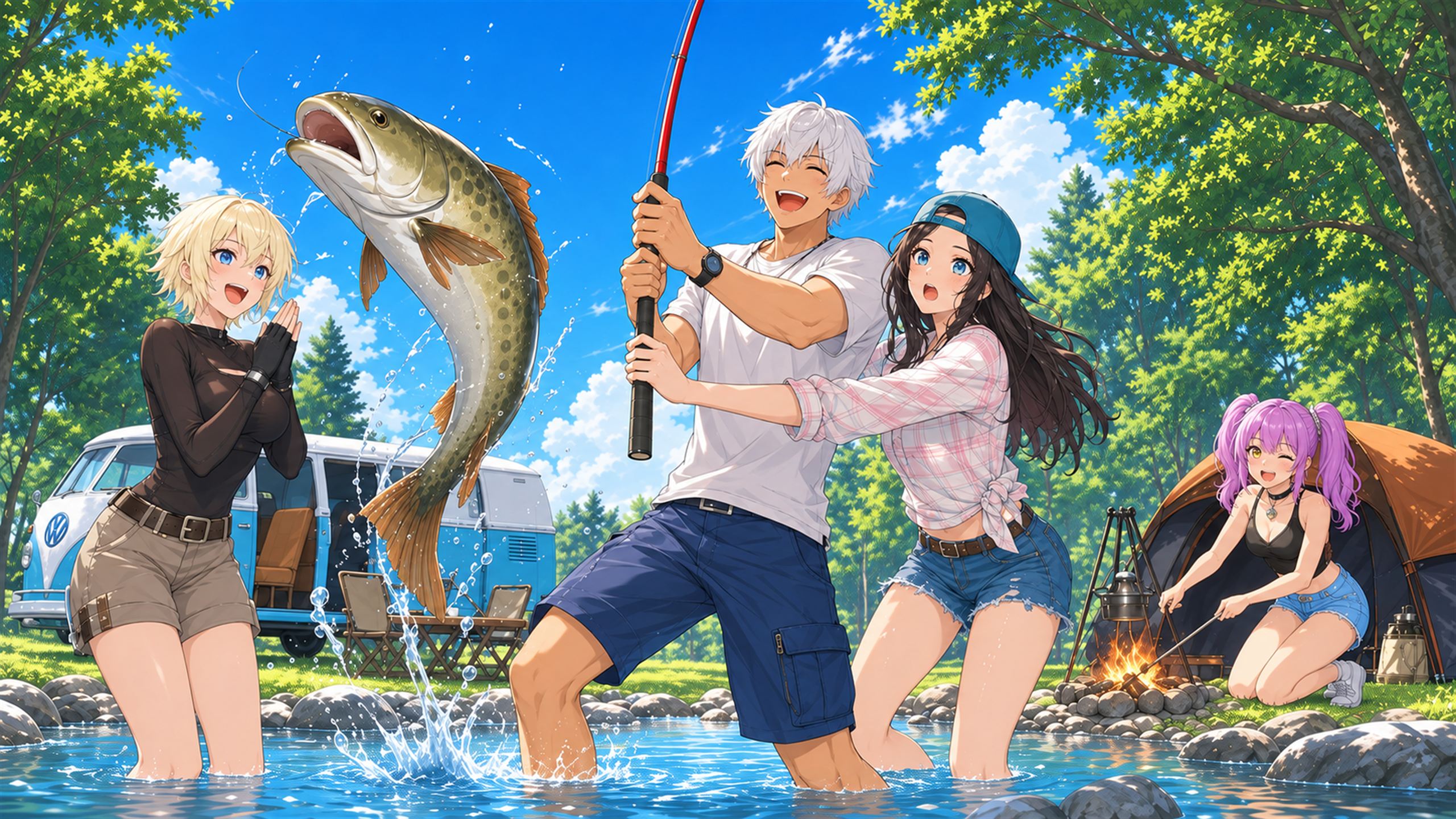 Fishing Online illustration